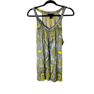 International Concepts (INC) paisley sleeveless/tank top Sz L